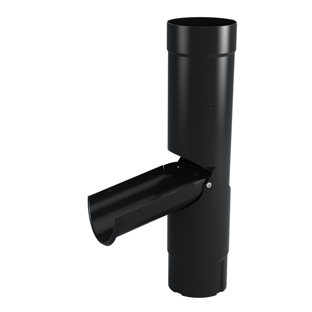 Produktbild föreställande artikeln UTKASTARE FÄLLB SVART 90MM  från kategorin Takrännor & Rör